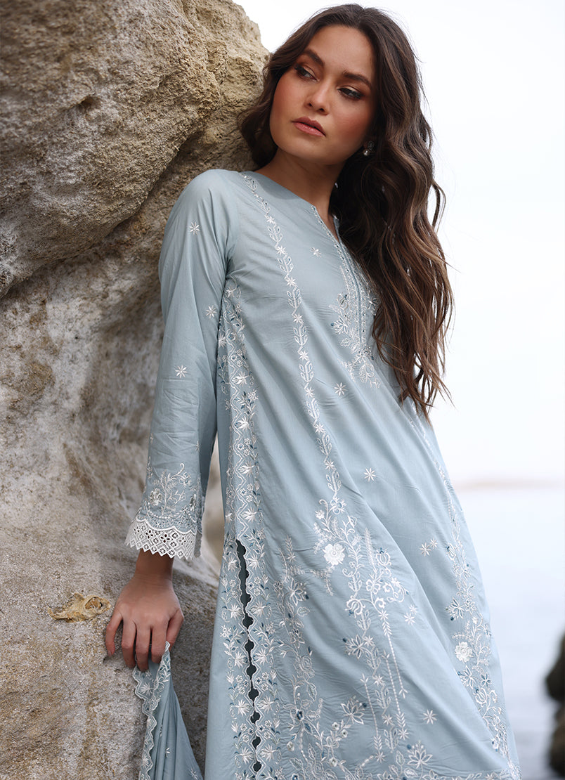 3 PC Embroidered Suit