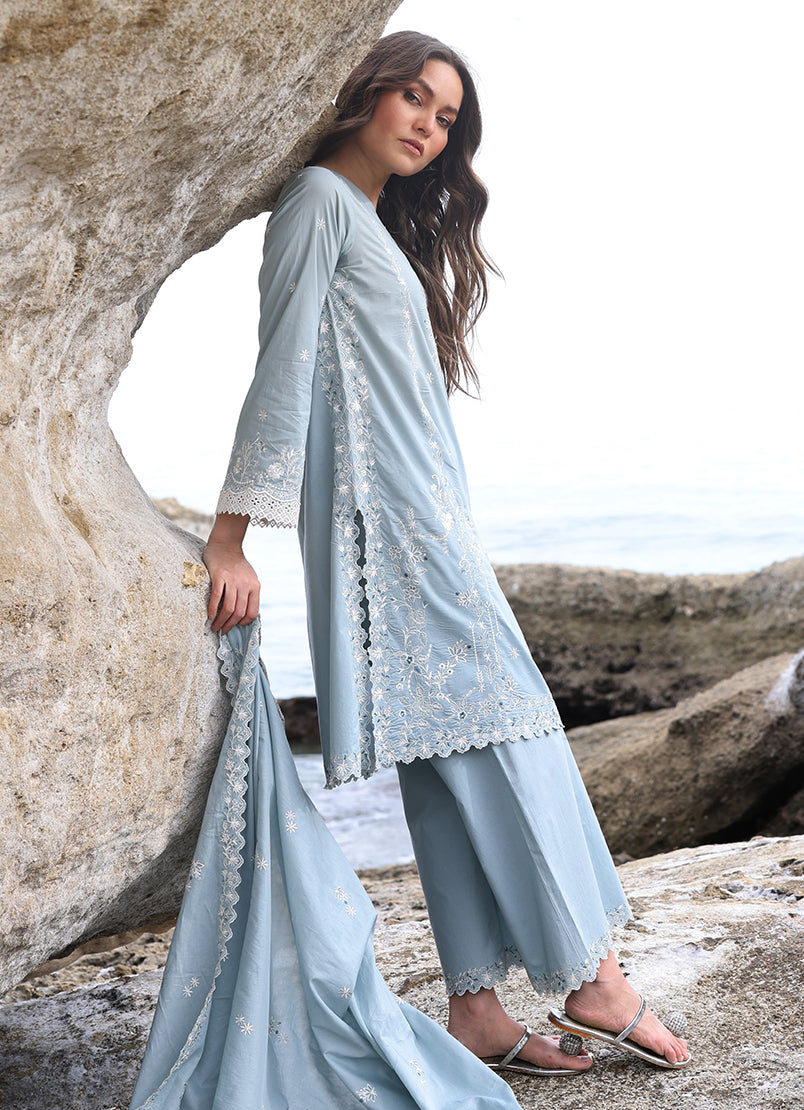 3 PC Embroidered Suit