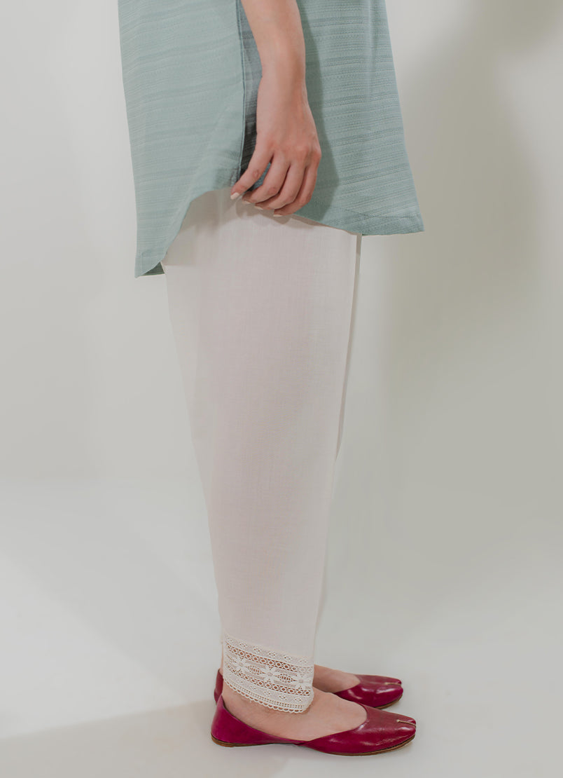 Solid Lace Shalwar