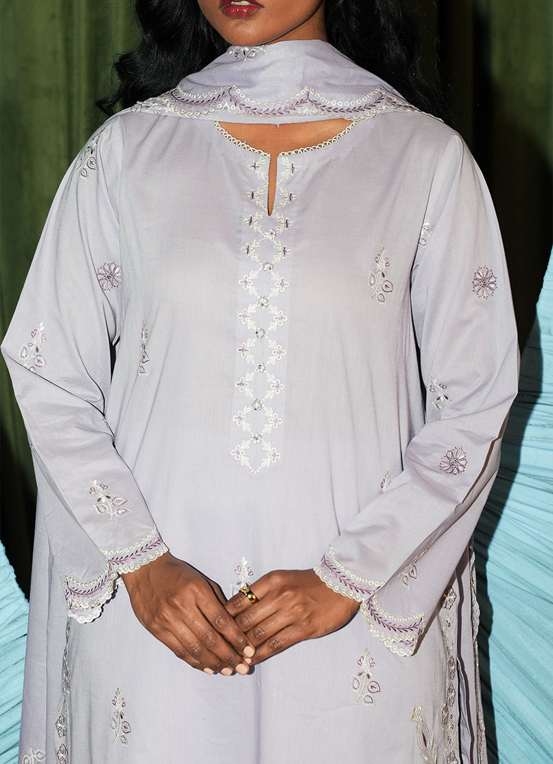 3 PC Embroidered Suit