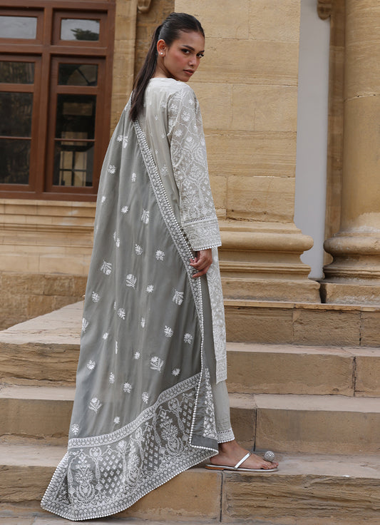 3 PC Embroidered Suit