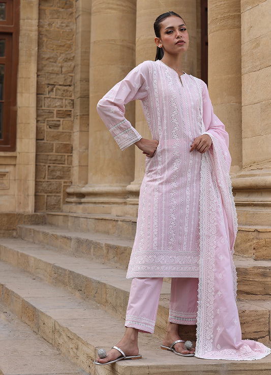 3 PC Embroidered Suit