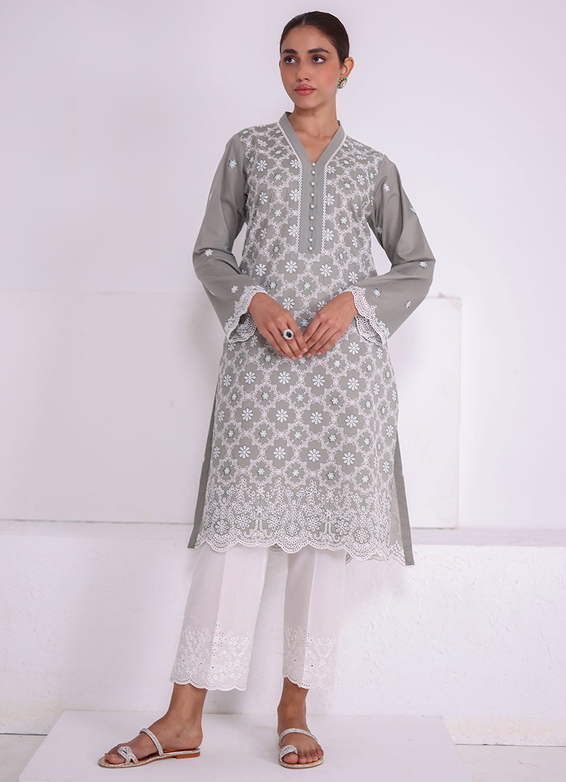 Embroidered Kurta