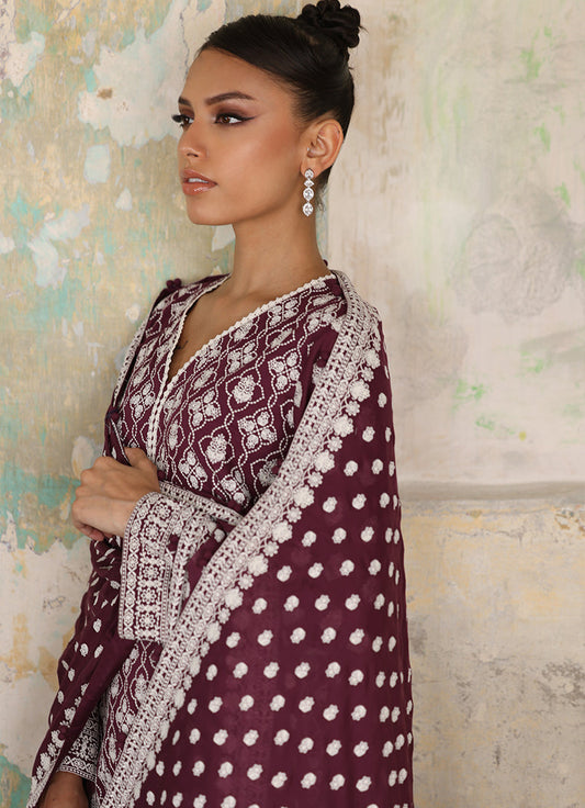 3 PC Embroidered Suit