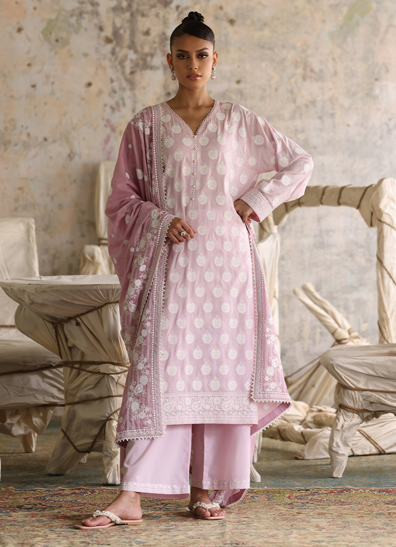 3 PC Embroidered Suit