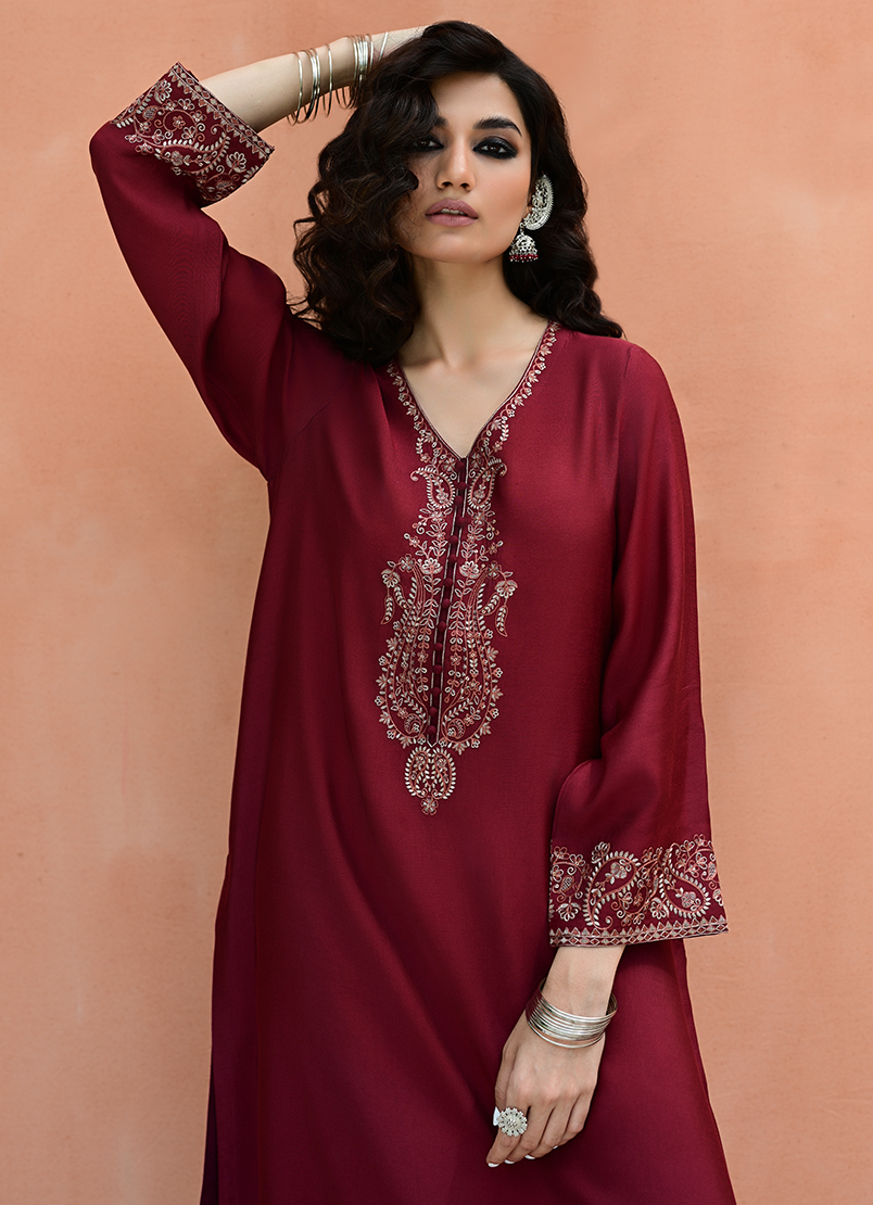 Embroidered Kurta