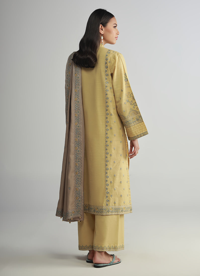 3 PC Embroidered Suit