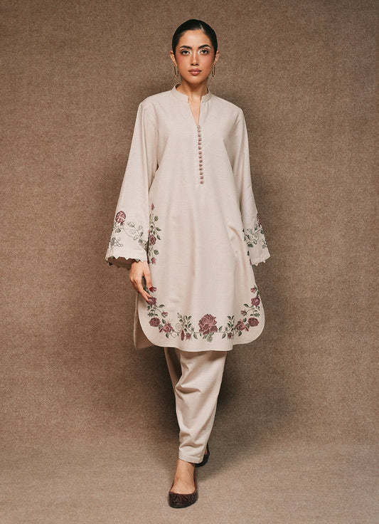 Khaddar Embroidered CO-ORD Set