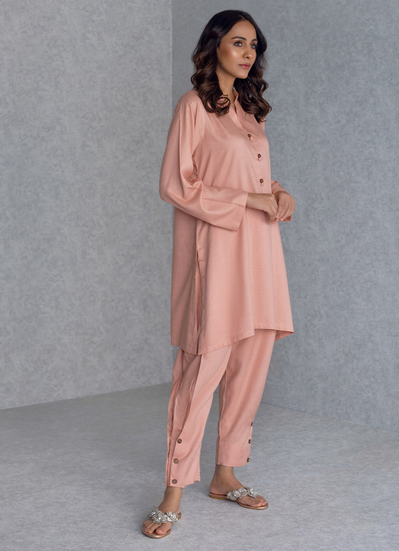 peach-tan-dobby-viscose-co-ord-set