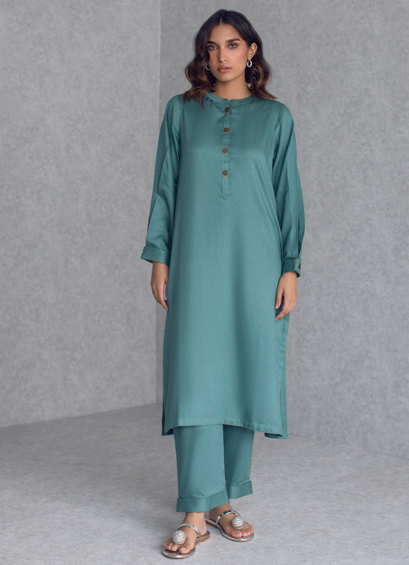 teal-green-cottel-viscose-co-ord-set