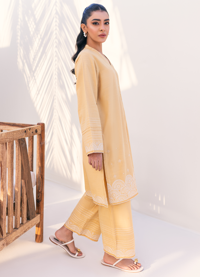 mustard-embroidered-co-ord-set