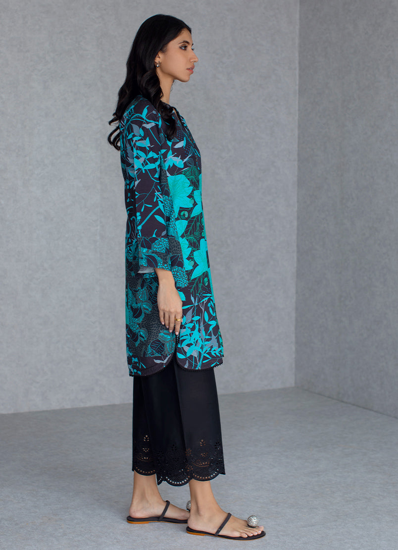 Khaddar Printed Kurta - Printed